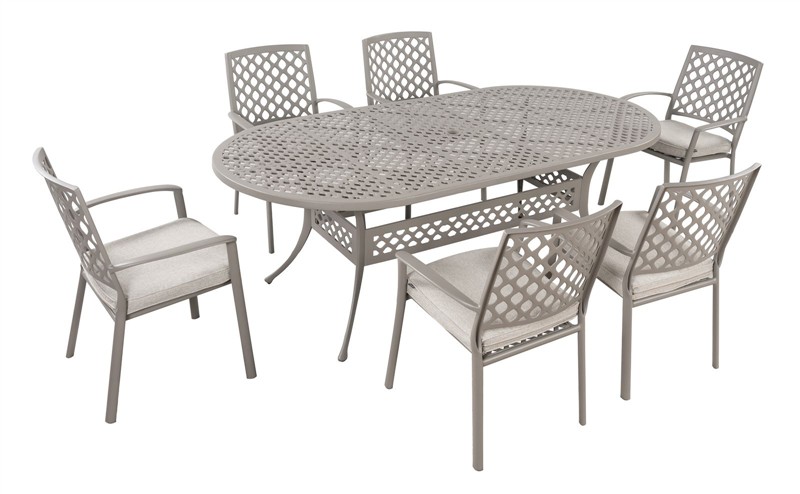 Hartman Avebury 6 Seat Oval Set - Crimini