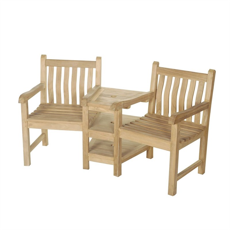 Bramblecrest Tete A Tete Teak Bench