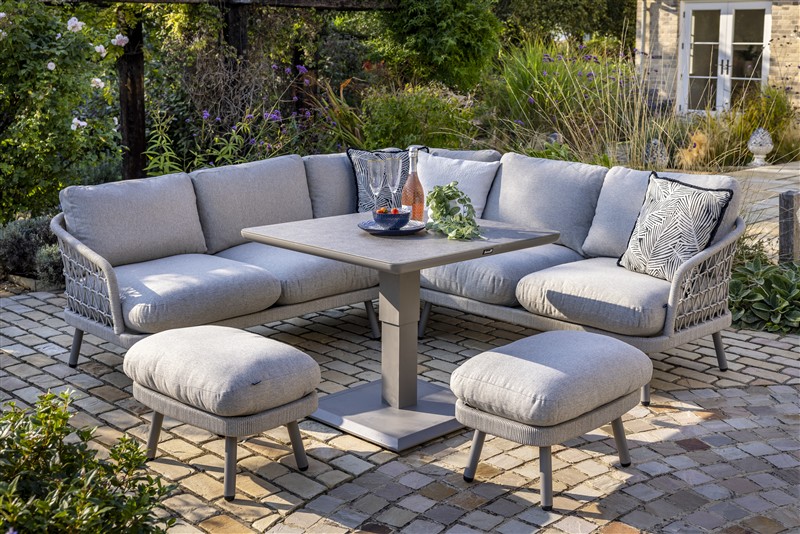Hartman Aries Square Casual Adjustable Dining Set - Image 3