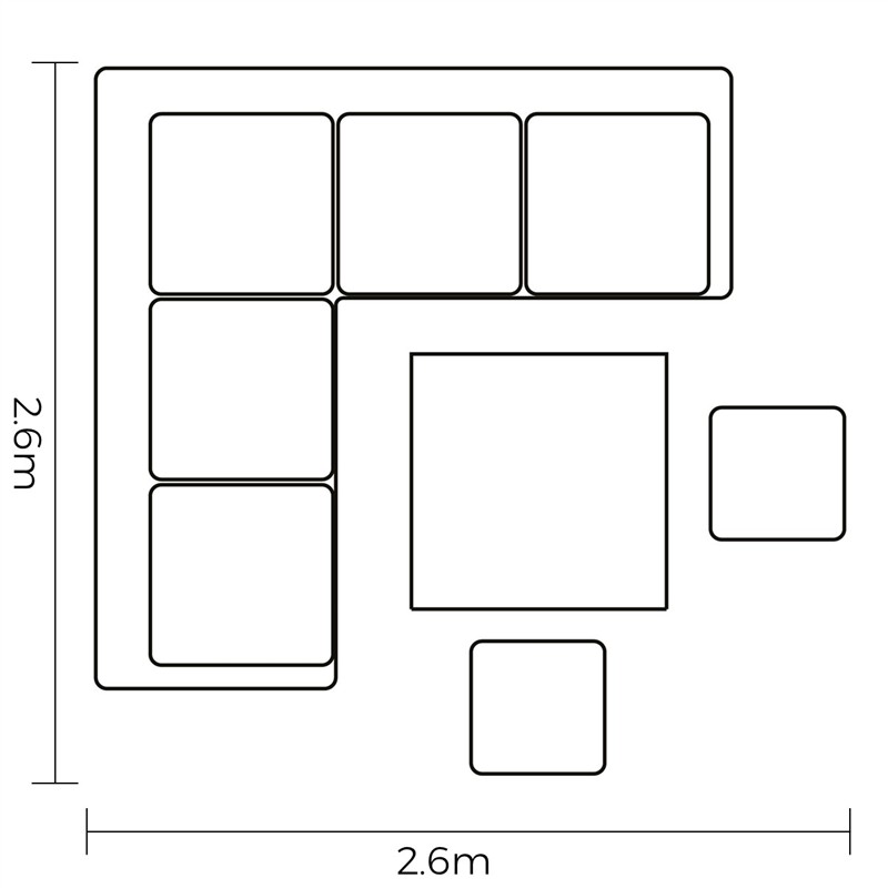 Hartman Aries Square Casual Adjustable Dining Set - Image 7